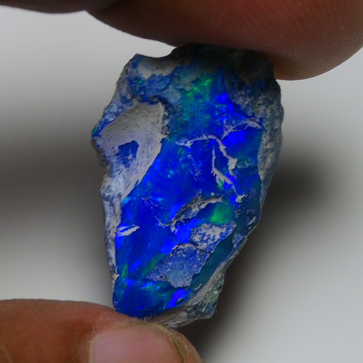 Rare Blue Opal 14.55 Carats | Natural Blue Ethiopian Opal Rough - Ready for Cutting & Jewelry!