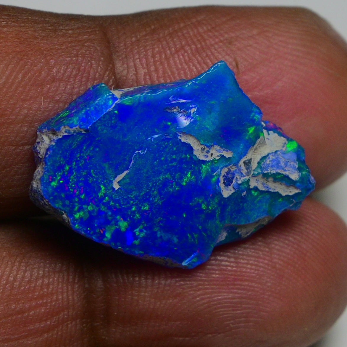 Rare Blue Opal 11.70 Carats | Natural Blue Ethiopian Opal Rough - Ready for Cutting & Jewelry!