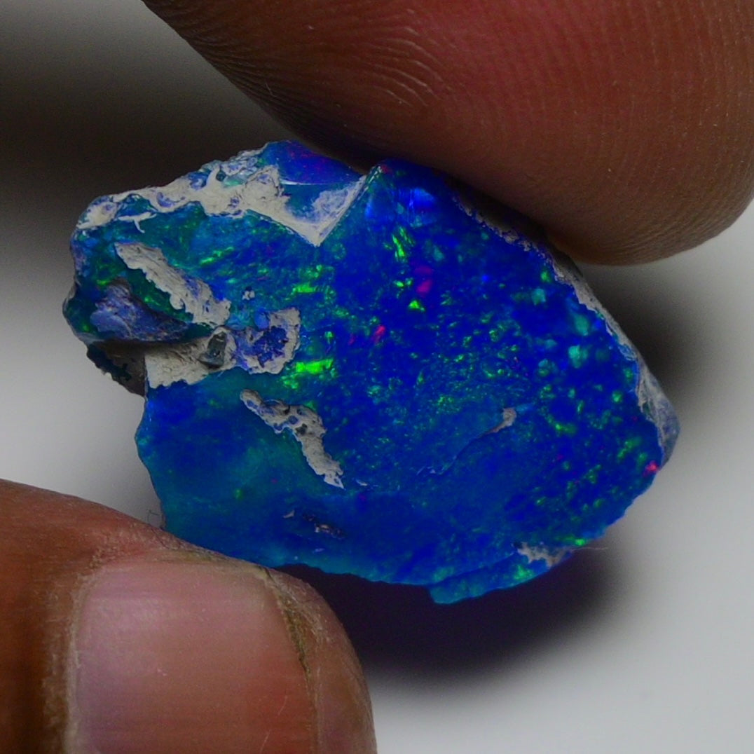 Rare Blue Opal 11.70 Carats | Natural Blue Ethiopian Opal Rough - Ready for Cutting & Jewelry!