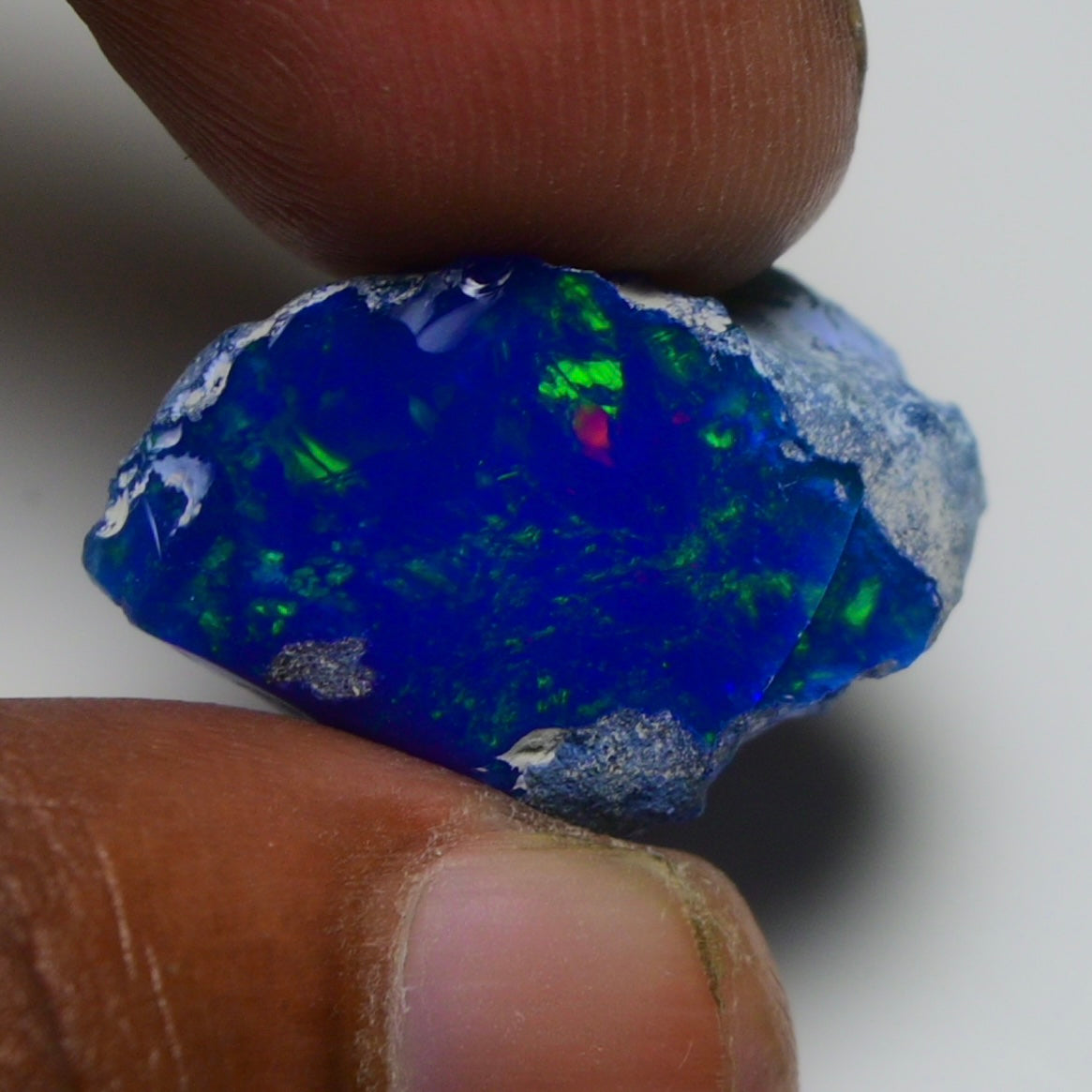 Rare Blue Opal 20.35 Carats | Natural Blue Ethiopian Opal Rough - Ready for Cutting & Jewelry!