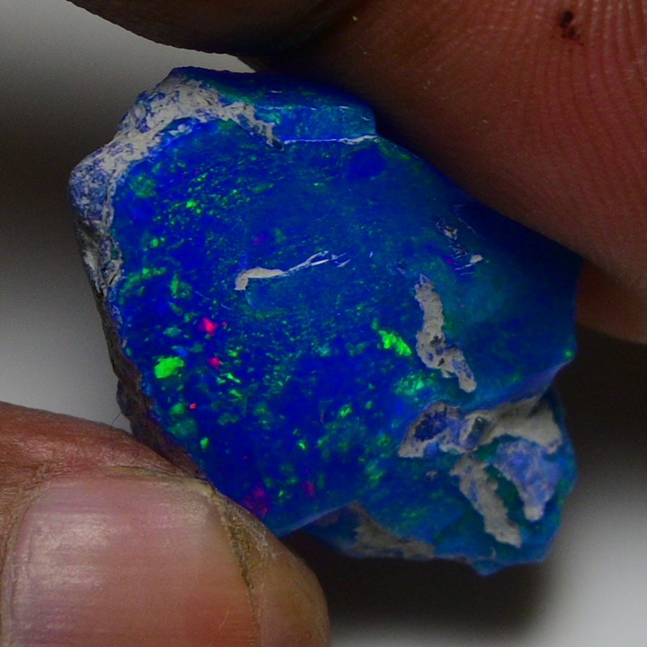 Rare Blue Opal 11.70 Carats | Natural Blue Ethiopian Opal Rough - Ready for Cutting & Jewelry!