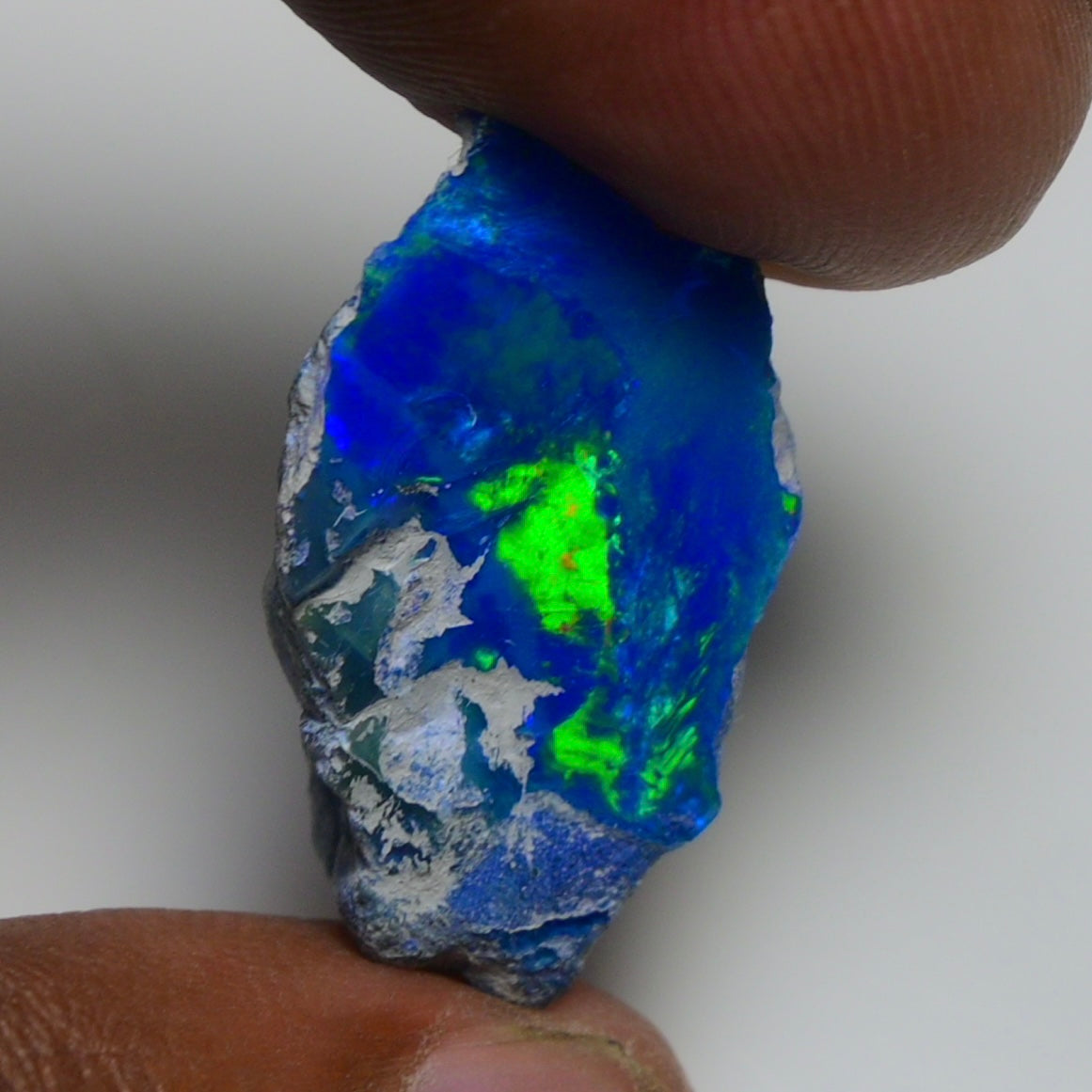 Rare Blue Opal 14.55 Carats | Natural Blue Ethiopian Opal Rough - Ready for Cutting & Jewelry!