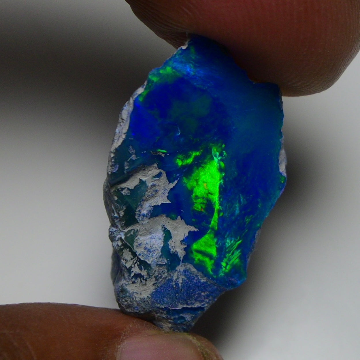 Rare Blue Opal 14.55 Carats | Natural Blue Ethiopian Opal Rough - Ready for Cutting & Jewelry!