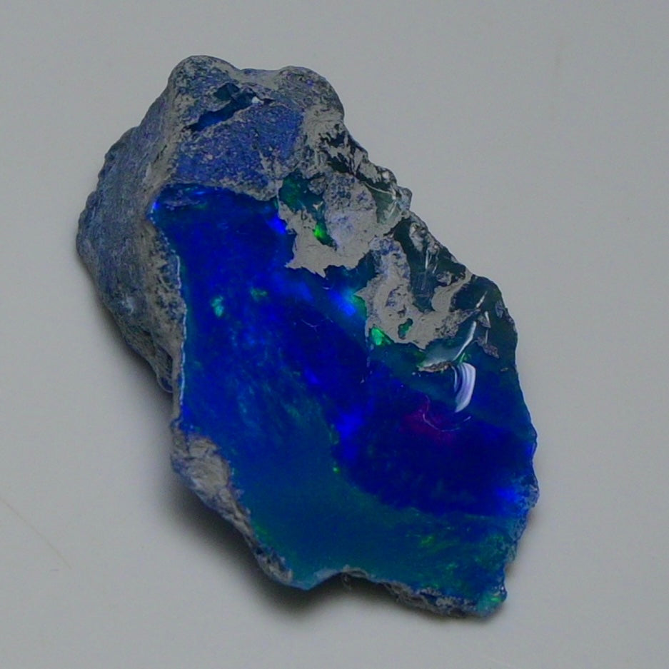 Rare Blue Opal 14.55 Carats | Natural Blue Ethiopian Opal Rough - Ready for Cutting & Jewelry!