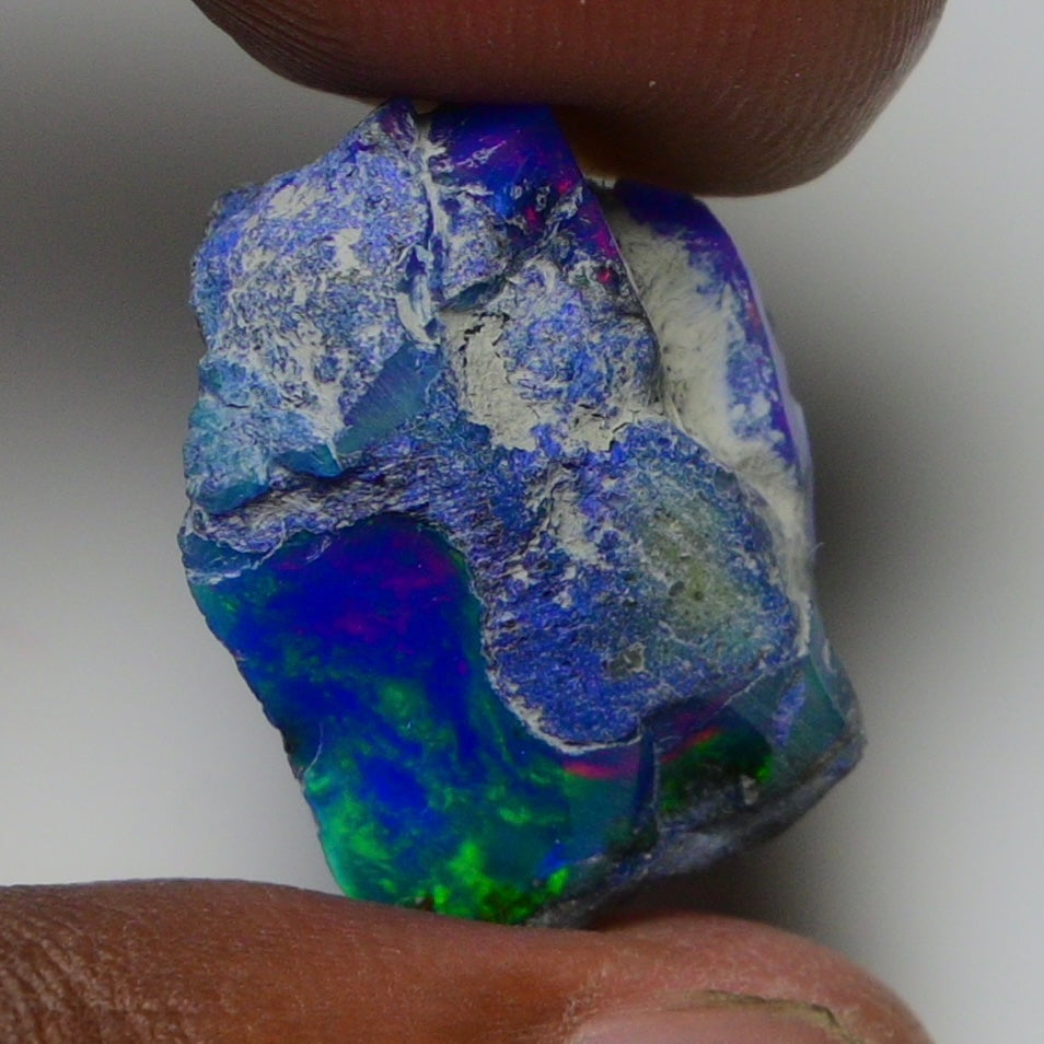 Rare Blue Opal 15.00 Carats | Natural Blue Ethiopian Opal Rough - Ready for Cutting & Jewelry!