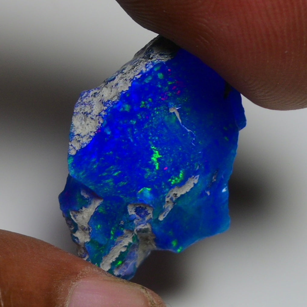 Rare Blue Opal 11.70 Carats | Natural Blue Ethiopian Opal Rough - Ready for Cutting & Jewelry!