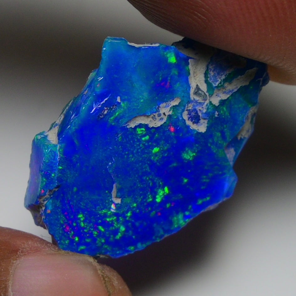 Rare Blue Opal 11.70 Carats | Natural Blue Ethiopian Opal Rough - Ready for Cutting & Jewelry!