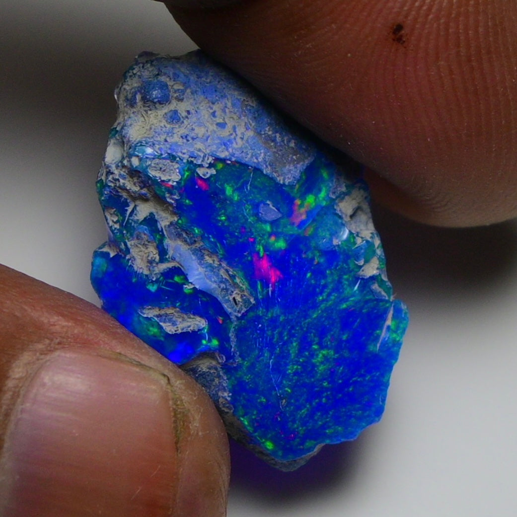 Rare Blue Opal 11.70 Carats | Natural Blue Ethiopian Opal Rough - Ready for Cutting & Jewelry!