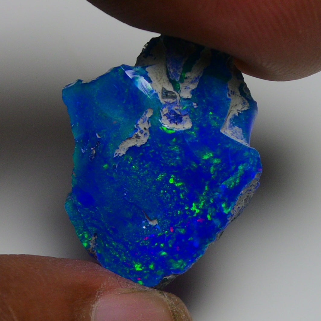 Rare Blue Opal 11.70 Carats | Natural Blue Ethiopian Opal Rough - Ready for Cutting & Jewelry!