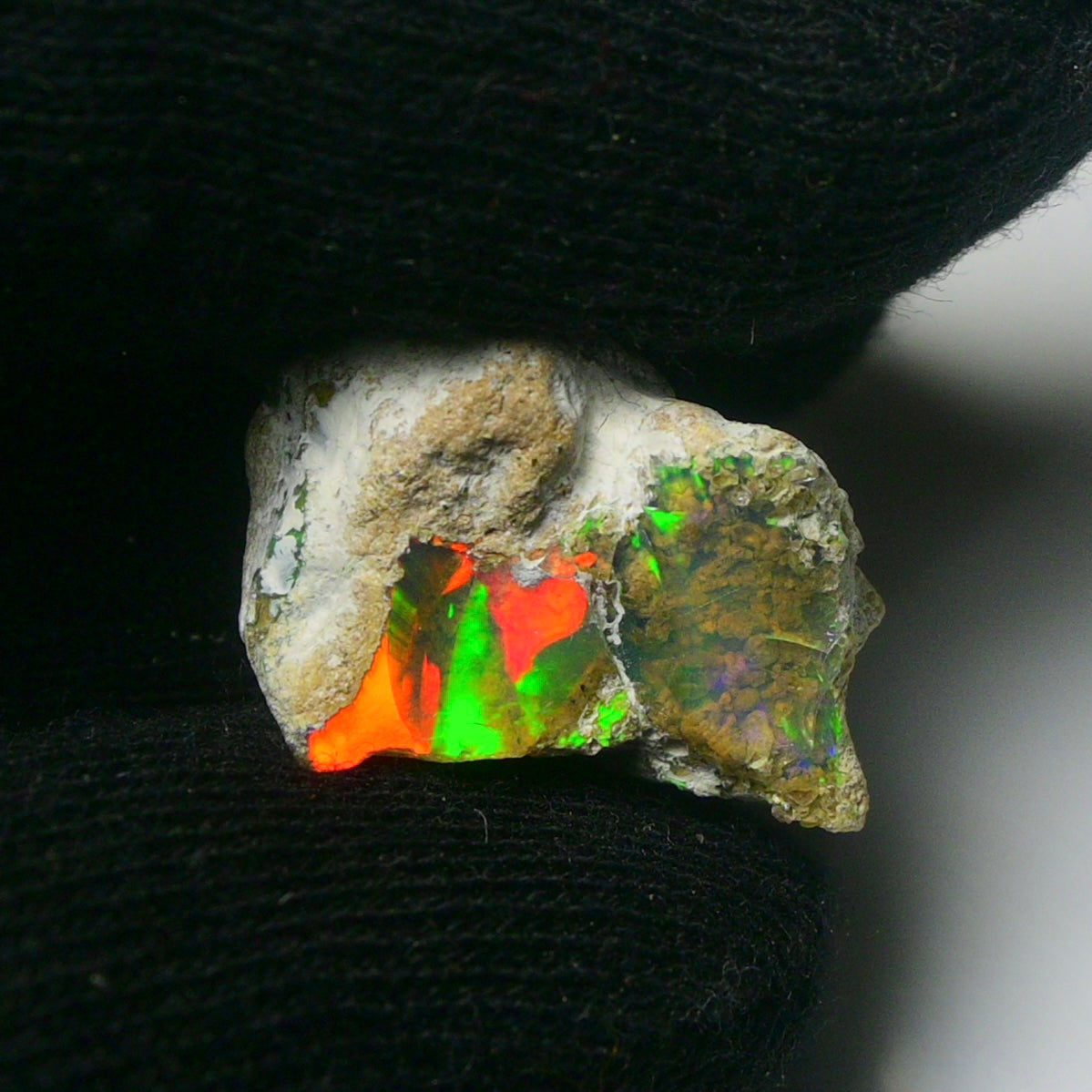 White Opal 19.20 Carats | Natural White Ethiopian Opal Rough - Ready for Cutting & Jewelry!
