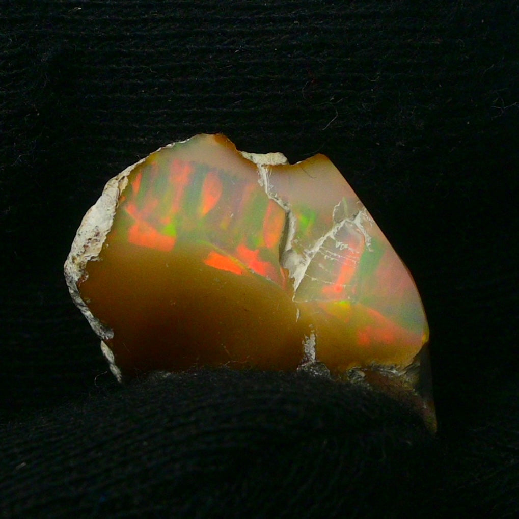 White Opal 15.00 Carats | Natural White Ethiopian Opal Rough - Ready for Cutting & Jewelry!
