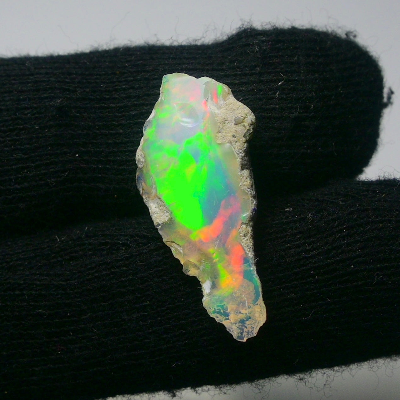 White Opal 5.70 Carats | Natural White Ethiopian Opal Rough - Ready for Cutting & Jewelry!