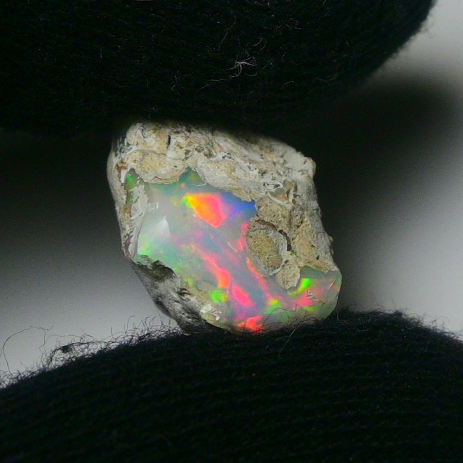 White Opal 12.00 Carats | Natural White Ethiopian Opal Rough - Ready for Cutting & Jewelry!
