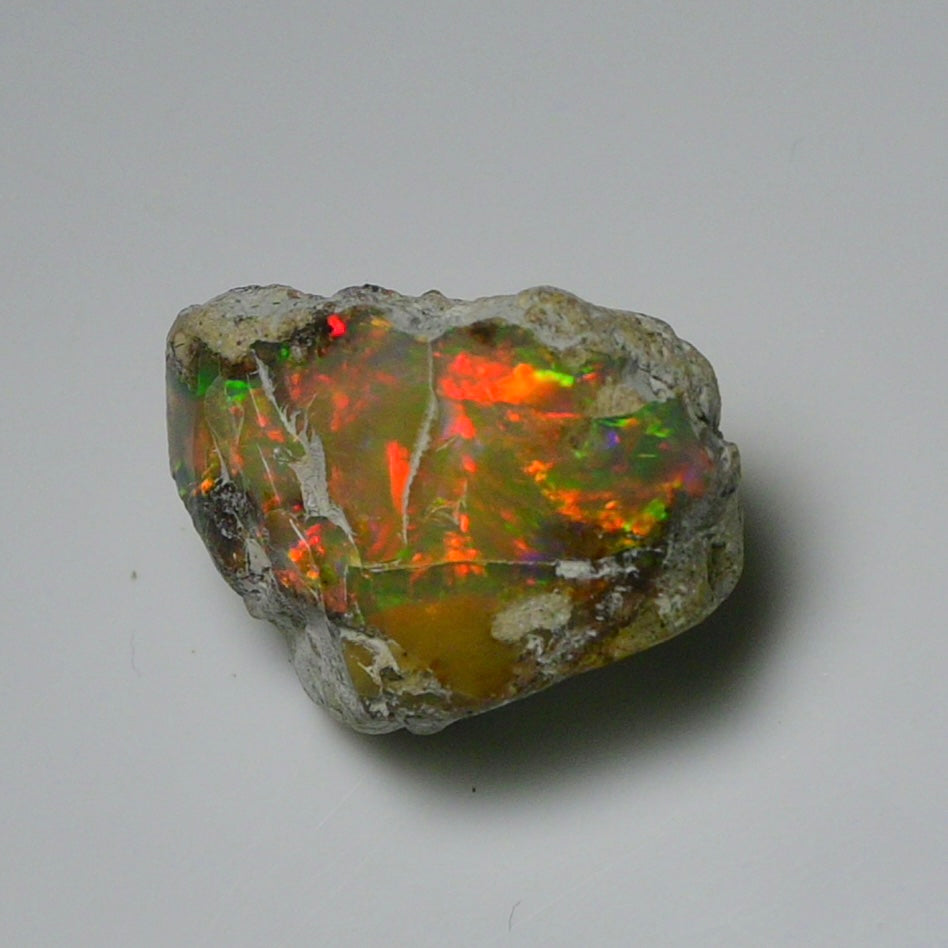 White Opal 23.70 Carats | Natural White Ethiopian Opal Rough - Ready for Cutting & Jewelry!