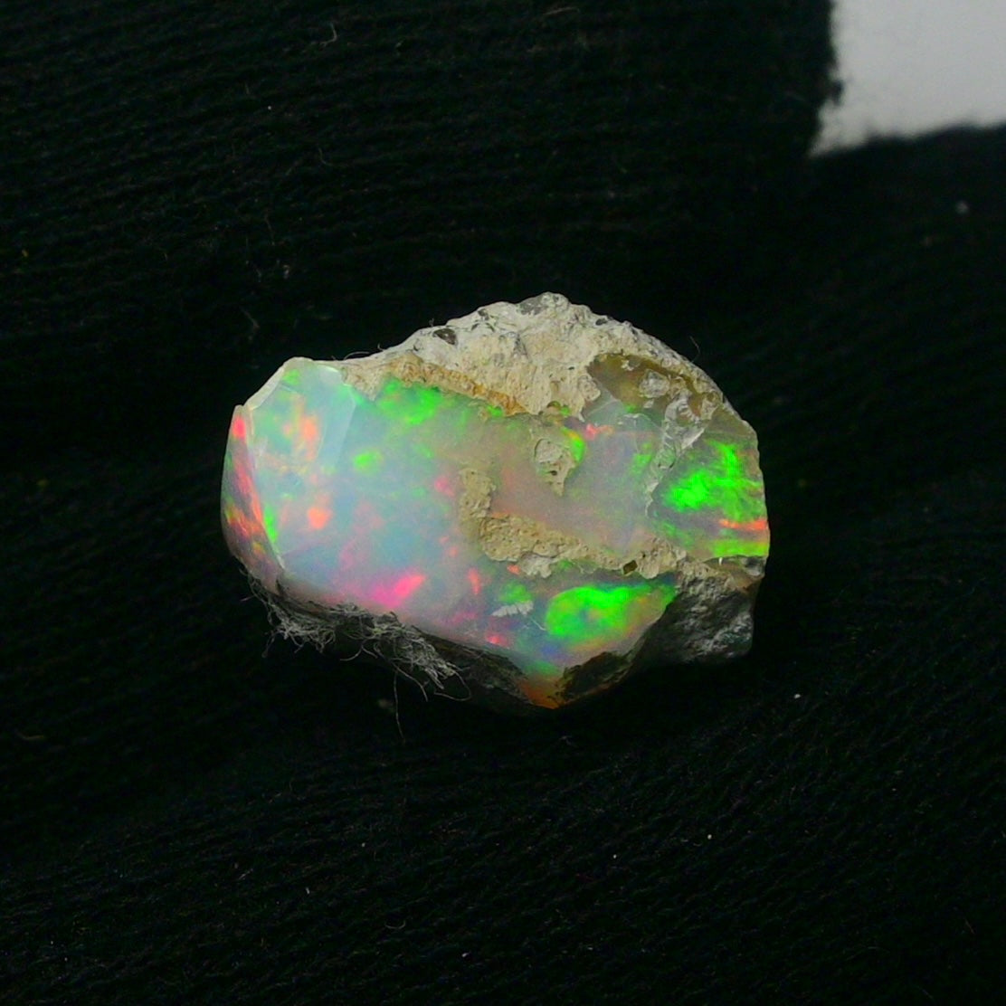 White Opal 12.00 Carats | Natural White Ethiopian Opal Rough - Ready for Cutting & Jewelry!