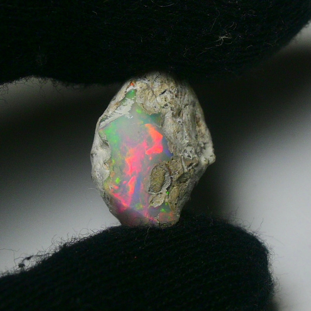 White Opal 12.00 Carats | Natural White Ethiopian Opal Rough - Ready for Cutting & Jewelry!