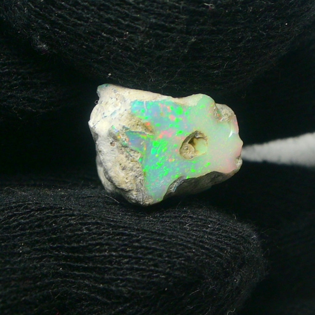 White Opal 13.7 Carats | Natural White Ethiopian Opal Rough - Ready for Cutting & Jewelry!