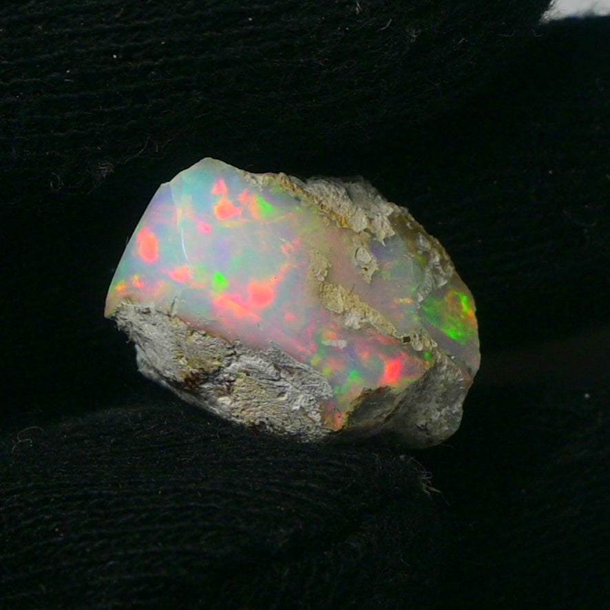 White Opal 12.00 Carats | Natural White Ethiopian Opal Rough - Ready for Cutting & Jewelry!