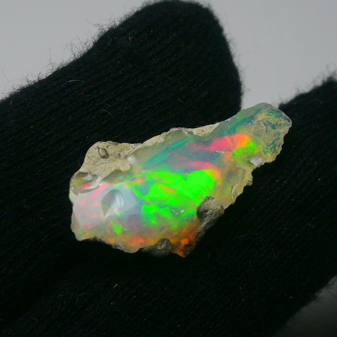 White Opal 5.70 Carats | Natural White Ethiopian Opal Rough - Ready for Cutting & Jewelry!