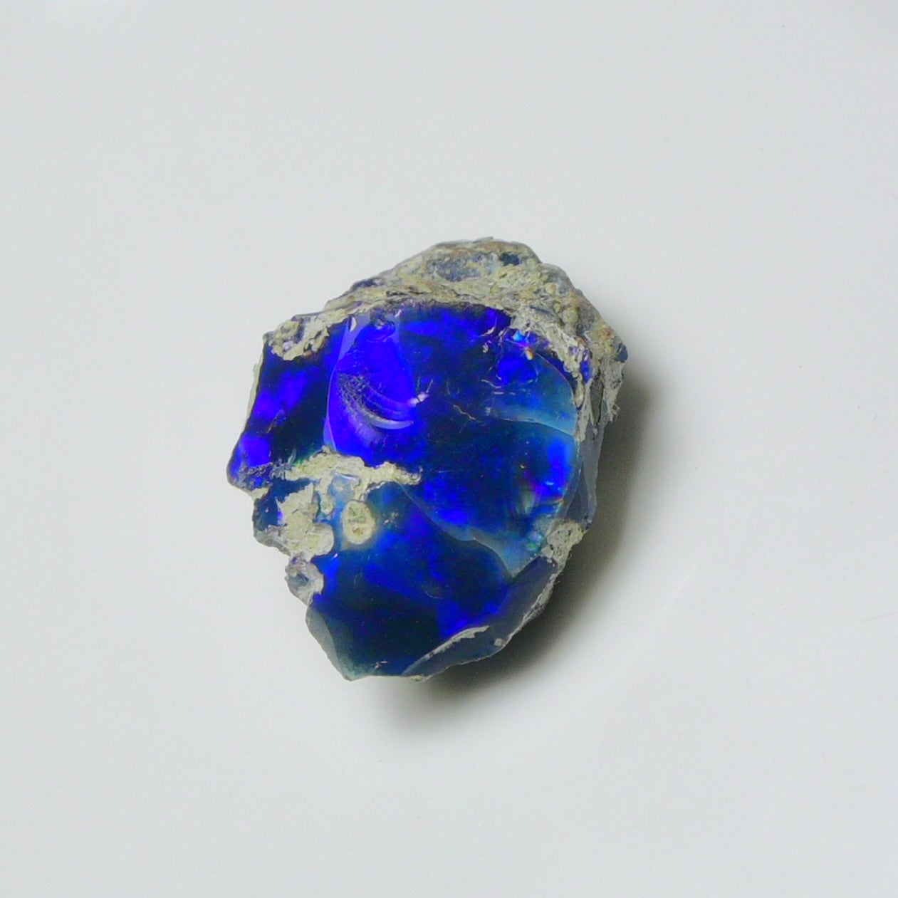 Blue Opal Rough 15.35 Carats | Natural Ethiopian Opal Rough - Ready for Cutting & Jewelry | AAA Grade Opal Raw