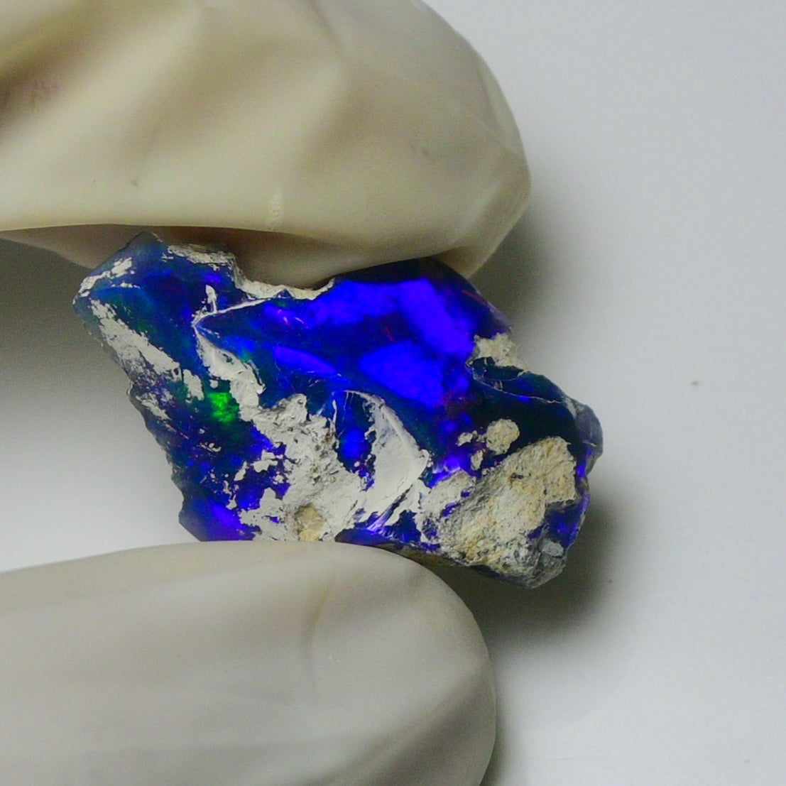 Blue Opal Rough 8.10 Carats | Natural Ethiopian Opal Rough - Ready for Cutting & Jewelry | AAA Grade Opal Raw