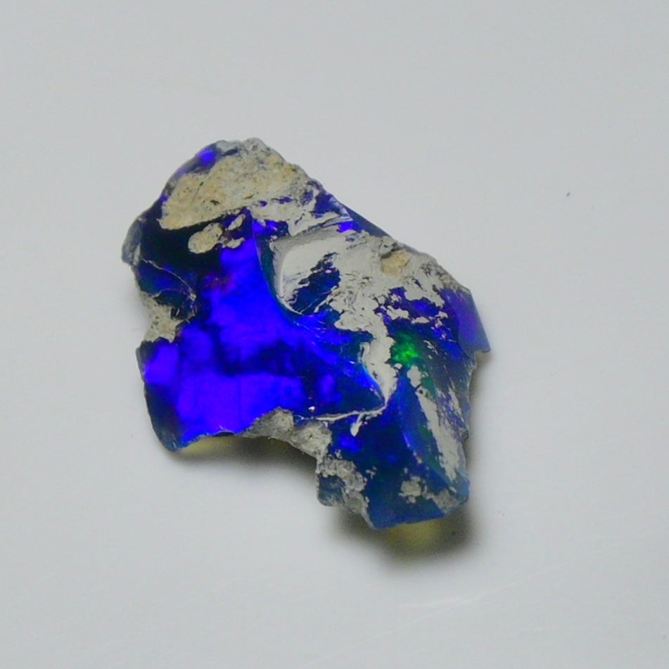 Blue Opal Rough 8.10 Carats | Natural Ethiopian Opal Rough - Ready for Cutting & Jewelry | AAA Grade Opal Raw