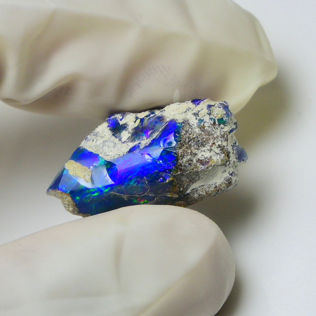 Blue Opal Rough 10.00 Carats | Natural Ethiopian Opal Rough - Ready for Cutting & Jewelry | AAA Grade Opal Raw