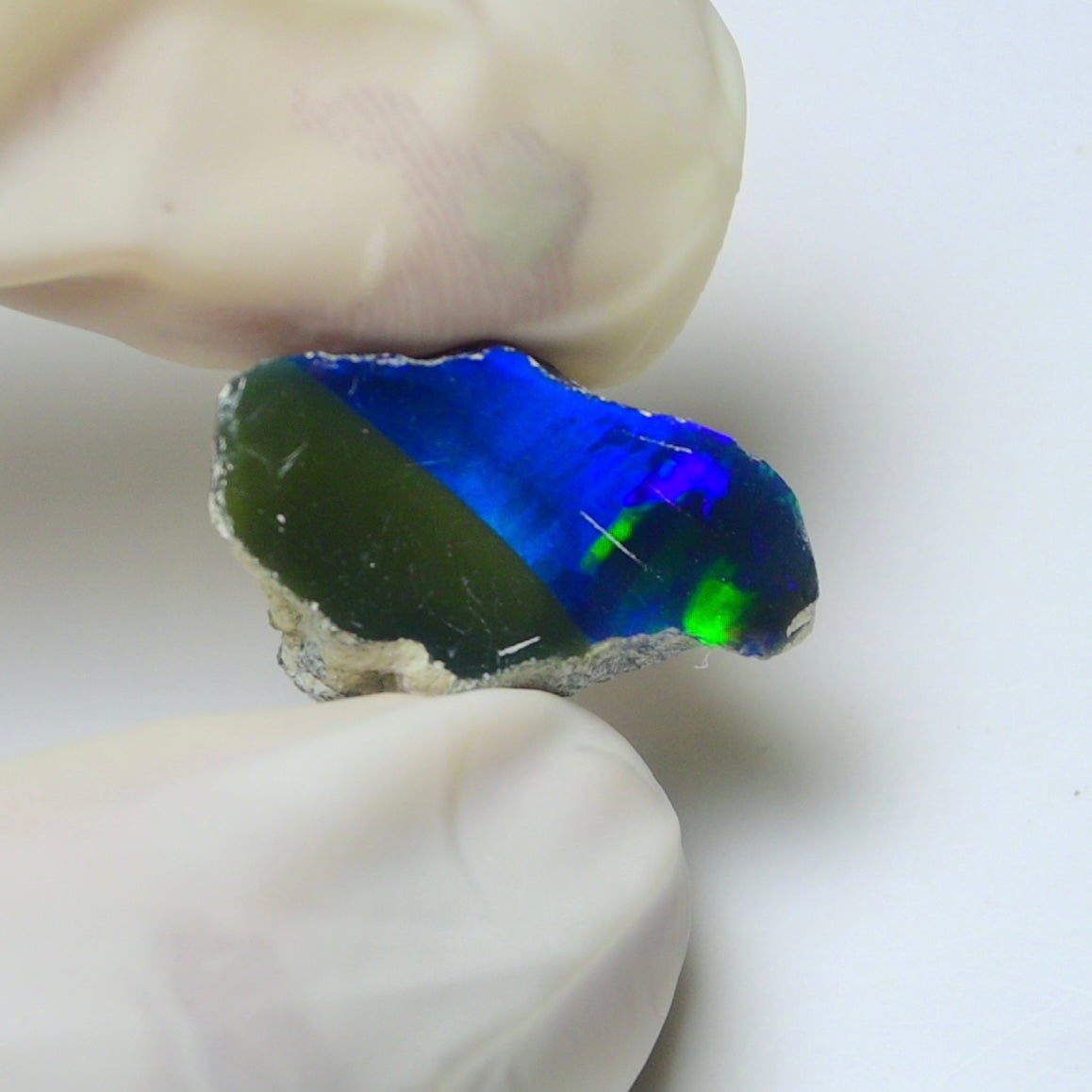 Blue Opal Rough 7.80 Carats | Natural Ethiopian Opal Rough - Ready for Cutting & Jewelry | AAA Grade Opal Raw