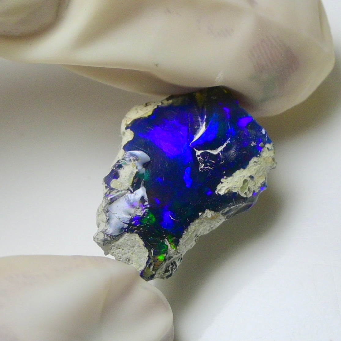 Blue Opal Rough 6.05 Carats | Natural Ethiopian Opal Rough - Ready for Cutting & Jewelry | AAA Grade Opal Raw
