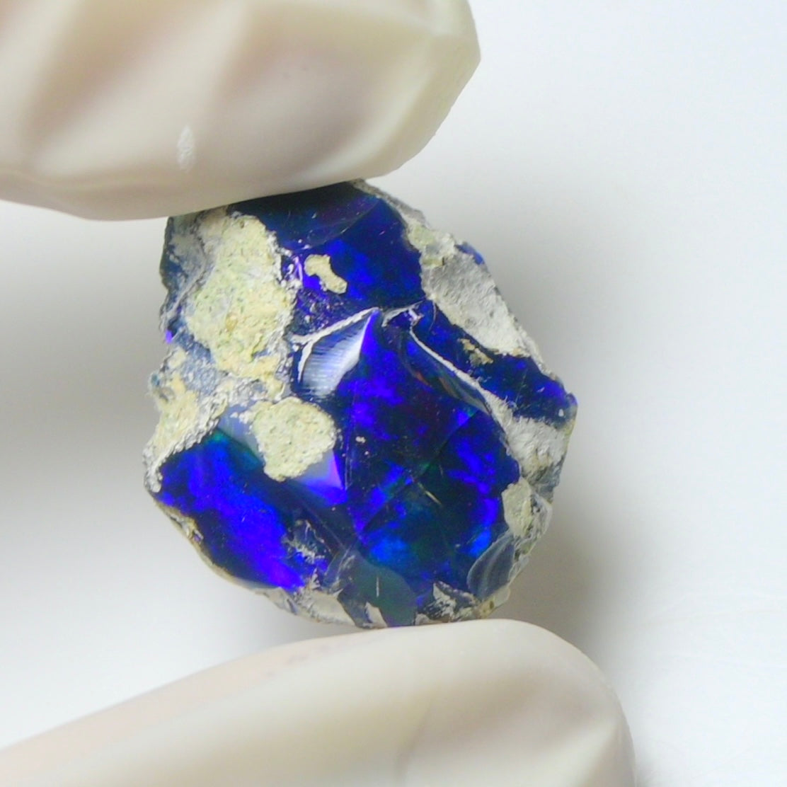 Blue Opal Rough 15.35 Carats | Natural Ethiopian Opal Rough - Ready for Cutting & Jewelry | AAA Grade Opal Raw
