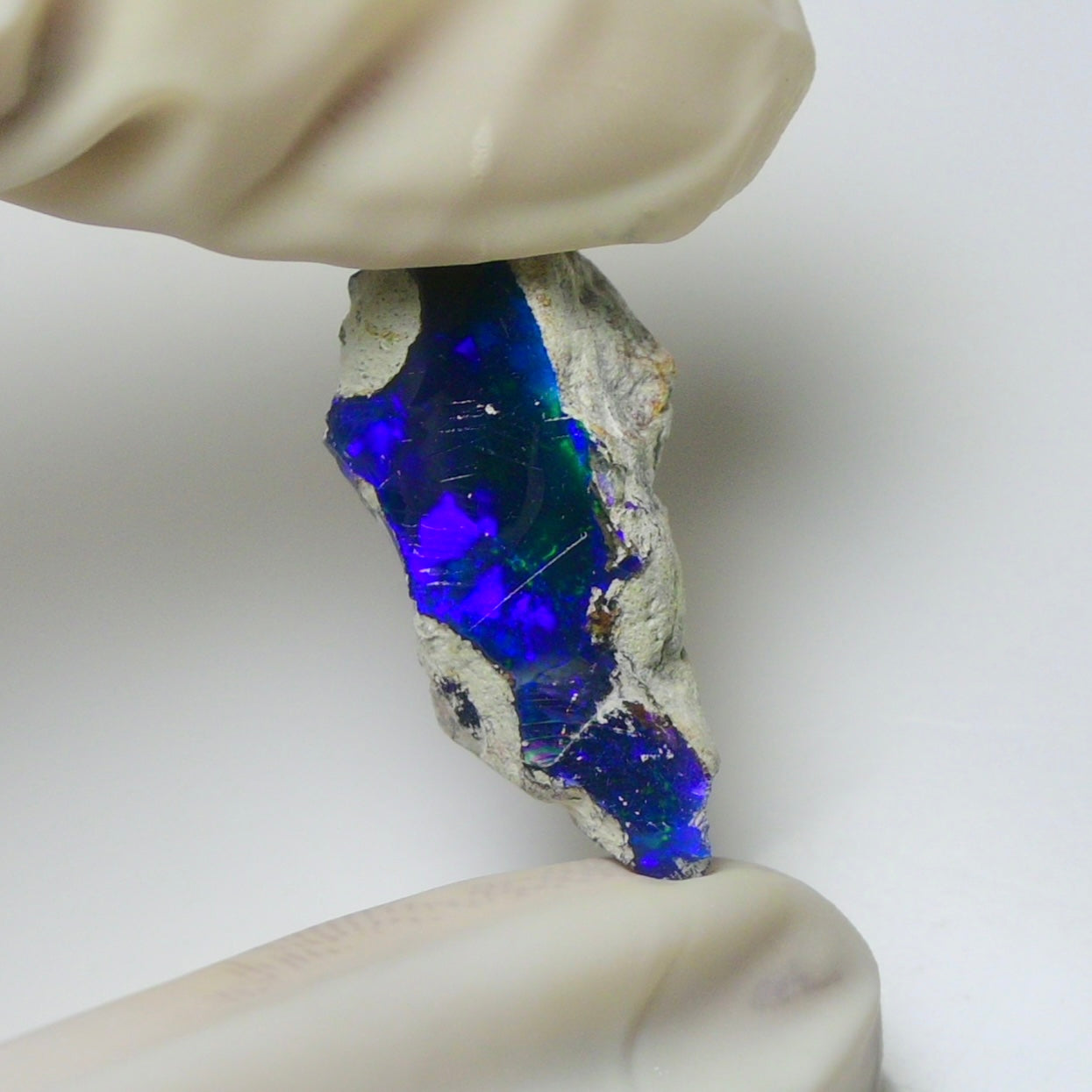 Blue Opal Rough 8.60 Carats | Natural Ethiopian Opal Rough - Ready for Cutting & Jewelry | AAA Grade Opal Raw