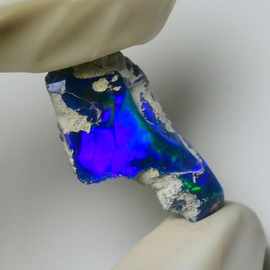 Blue Opal Rough 8.10 Carats | Natural Ethiopian Opal Rough - Ready for Cutting & Jewelry | AAA Grade Opal Raw