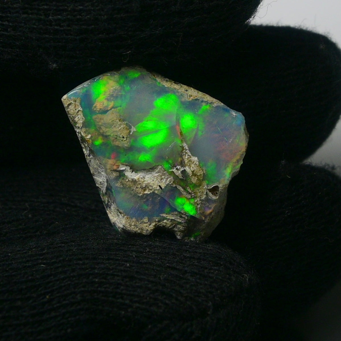 White Opal 13.10 Carats | Natural White Ethiopian Opal Rough - Ready for Cutting & Jewelry!