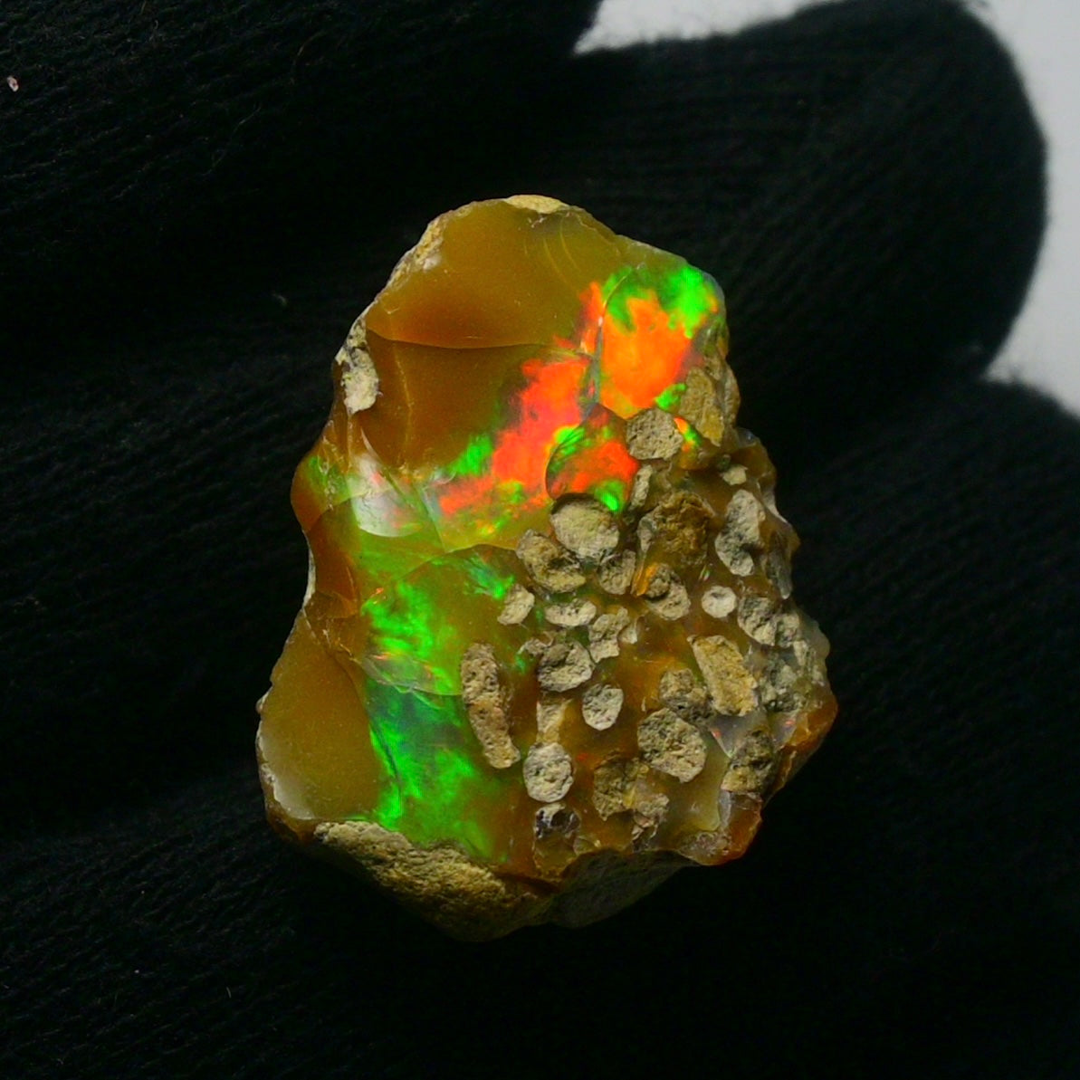 White Opal 22.15 Carats | Natural White Ethiopian Opal Rough - Ready for Cutting & Jewelry!