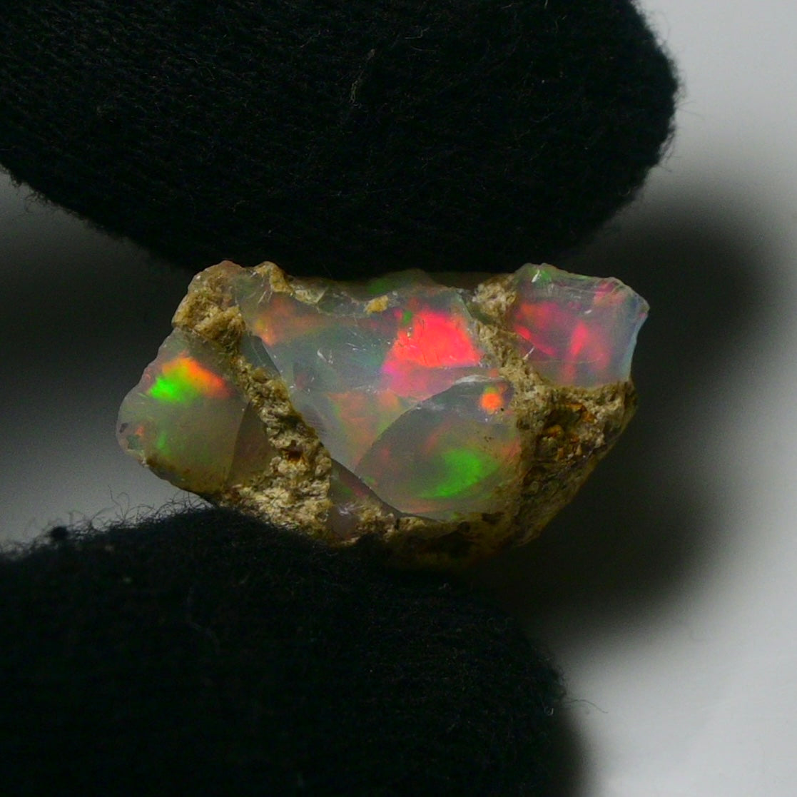 White Opal 12.35 Carats | Natural White Ethiopian Opal Rough - Ready for Cutting & Jewelry!