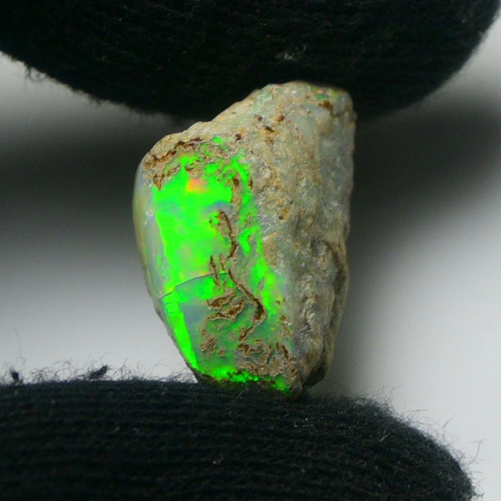 White Opal 15.10 Carats | Natural White Ethiopian Opal Rough - Ready for Cutting & Jewelry!