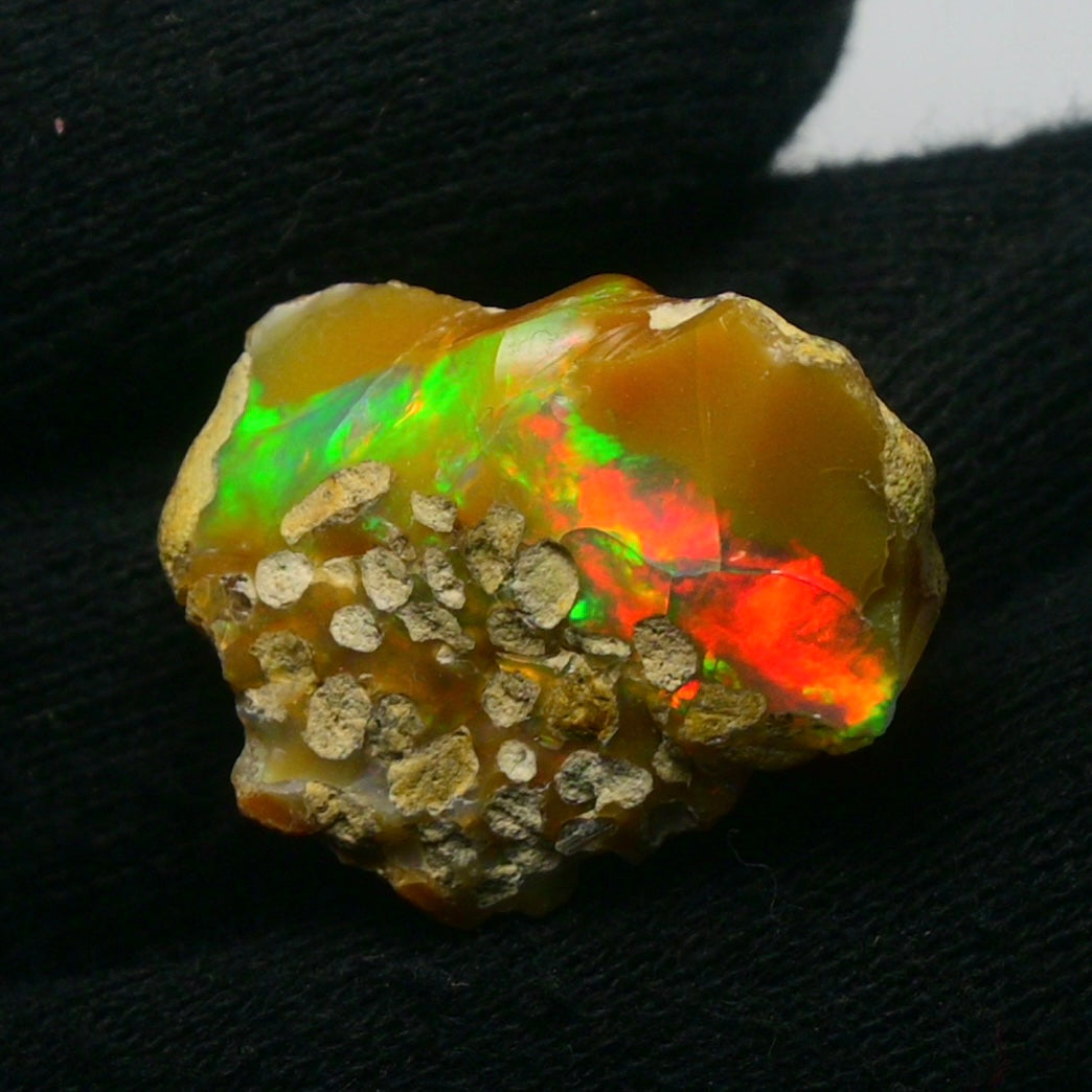 White Opal 22.15 Carats | Natural White Ethiopian Opal Rough - Ready for Cutting & Jewelry!