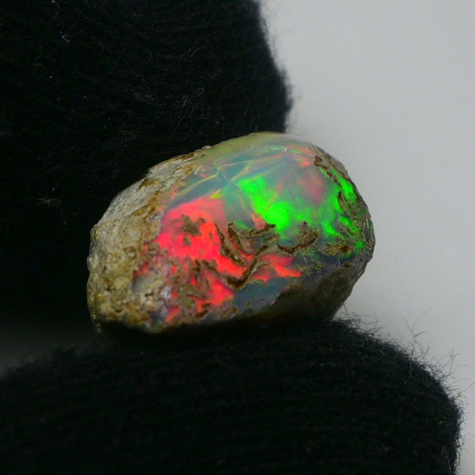 White Opal 15.10 Carats | Natural White Ethiopian Opal Rough - Ready for Cutting & Jewelry!