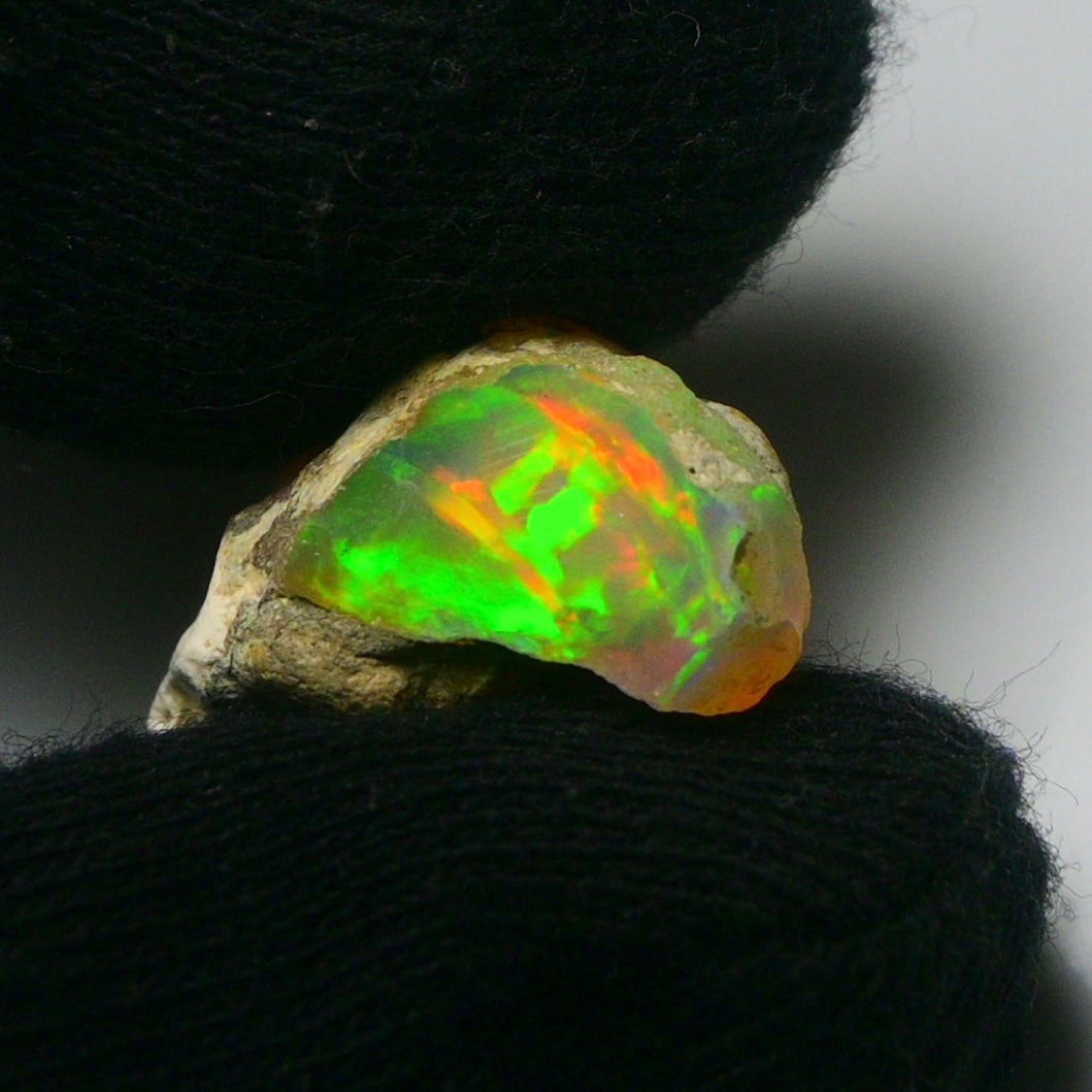 White Opal 15.75 Carats | Natural White Ethiopian Opal Rough - Ready for Cutting & Jewelry!