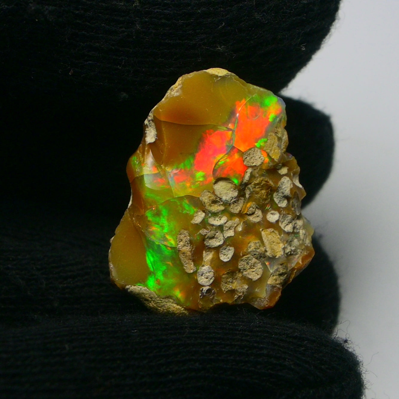 White Opal 22.15 Carats | Natural White Ethiopian Opal Rough - Ready for Cutting & Jewelry!