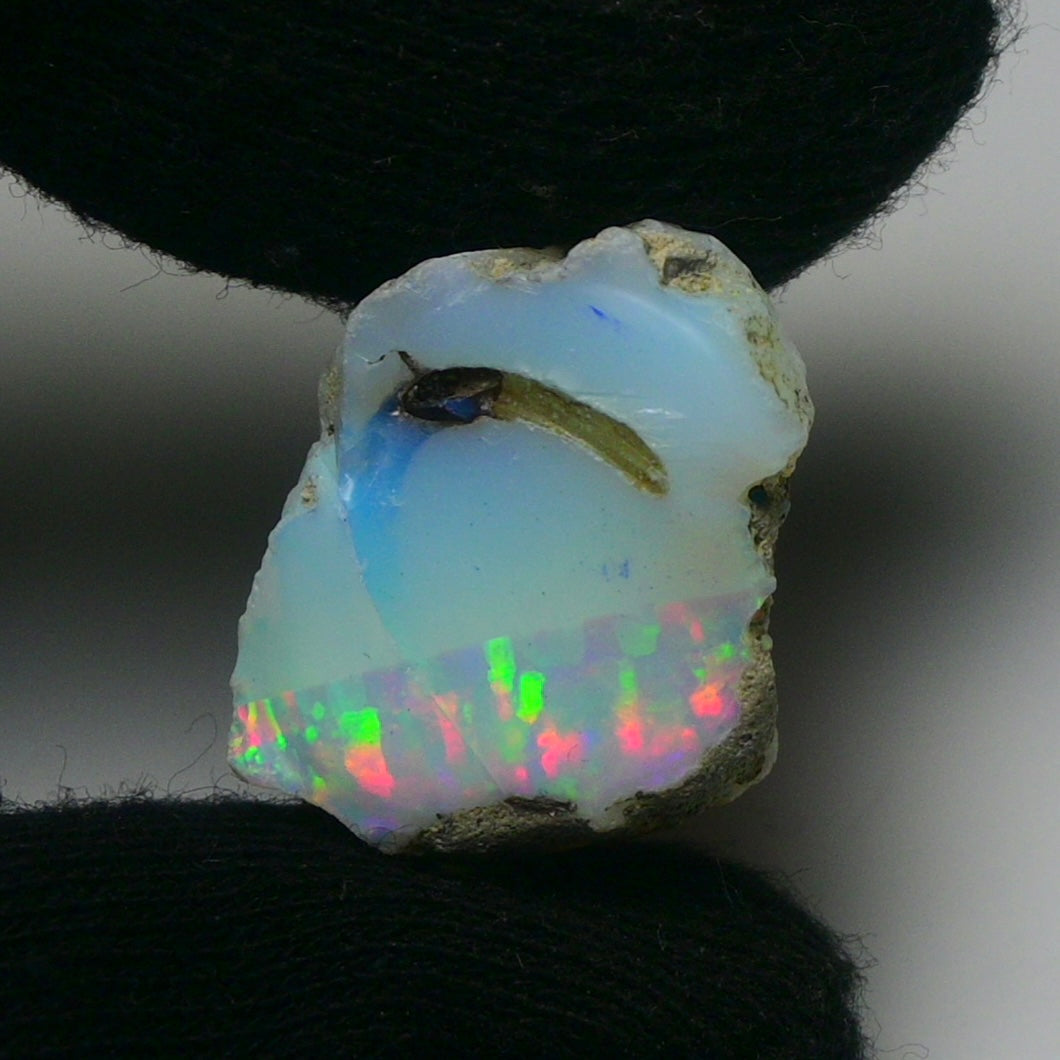 White Opal 20.00 Carats | Natural White Ethiopian Opal Rough - Ready for Cutting & Jewelry!