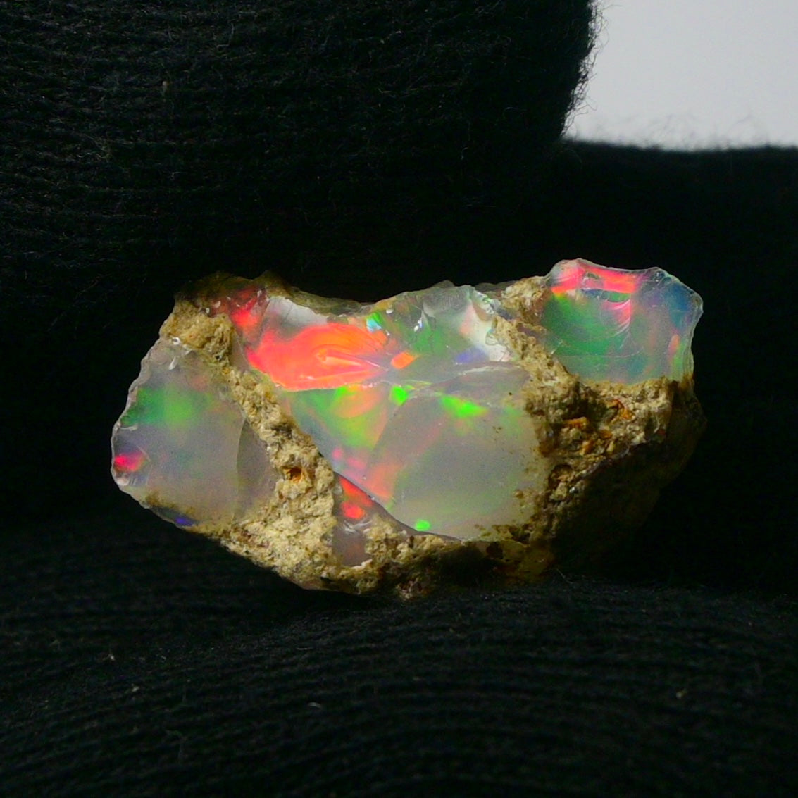 White Opal 12.35 Carats | Natural White Ethiopian Opal Rough - Ready for Cutting & Jewelry!