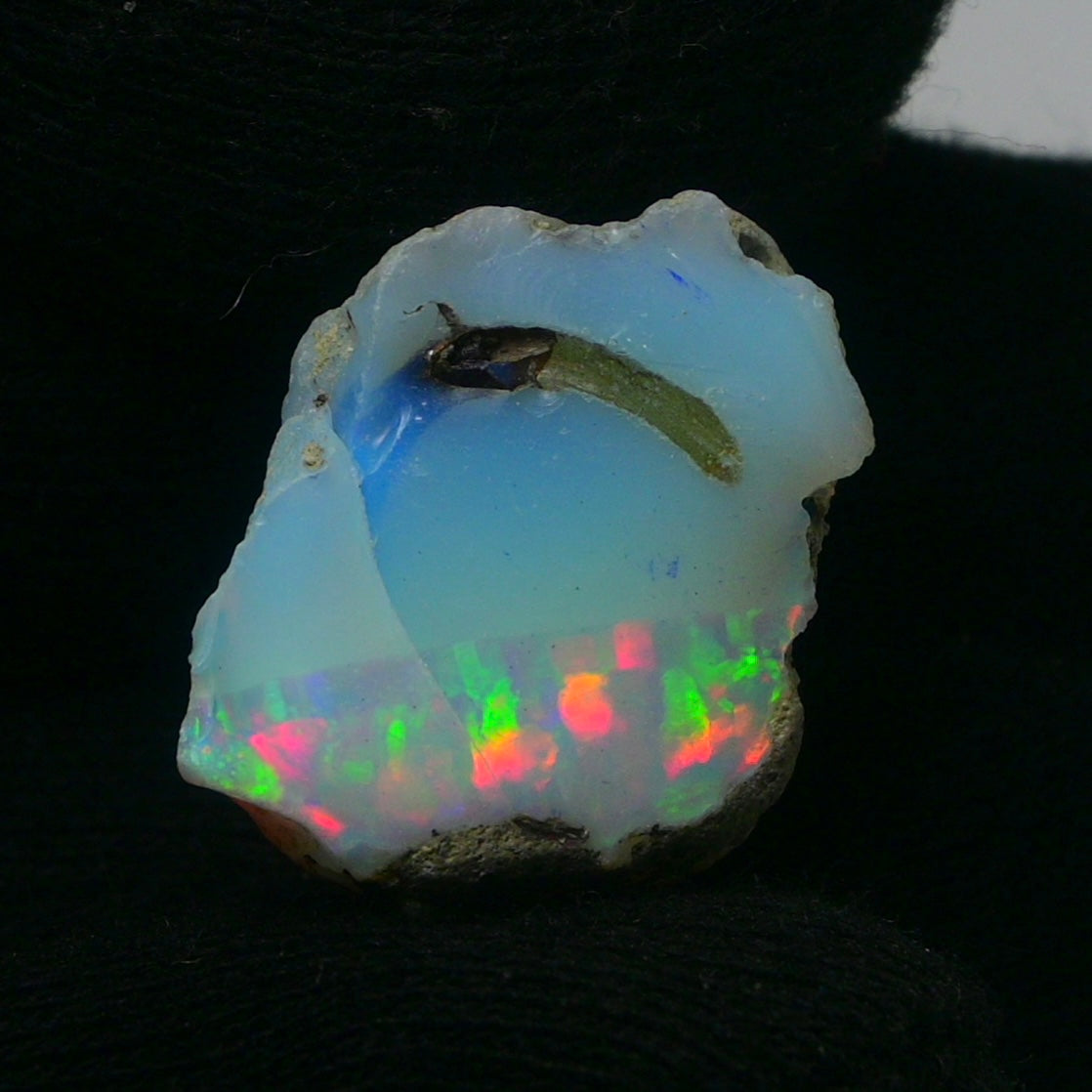 White Opal 20.00 Carats | Natural White Ethiopian Opal Rough - Ready for Cutting & Jewelry!