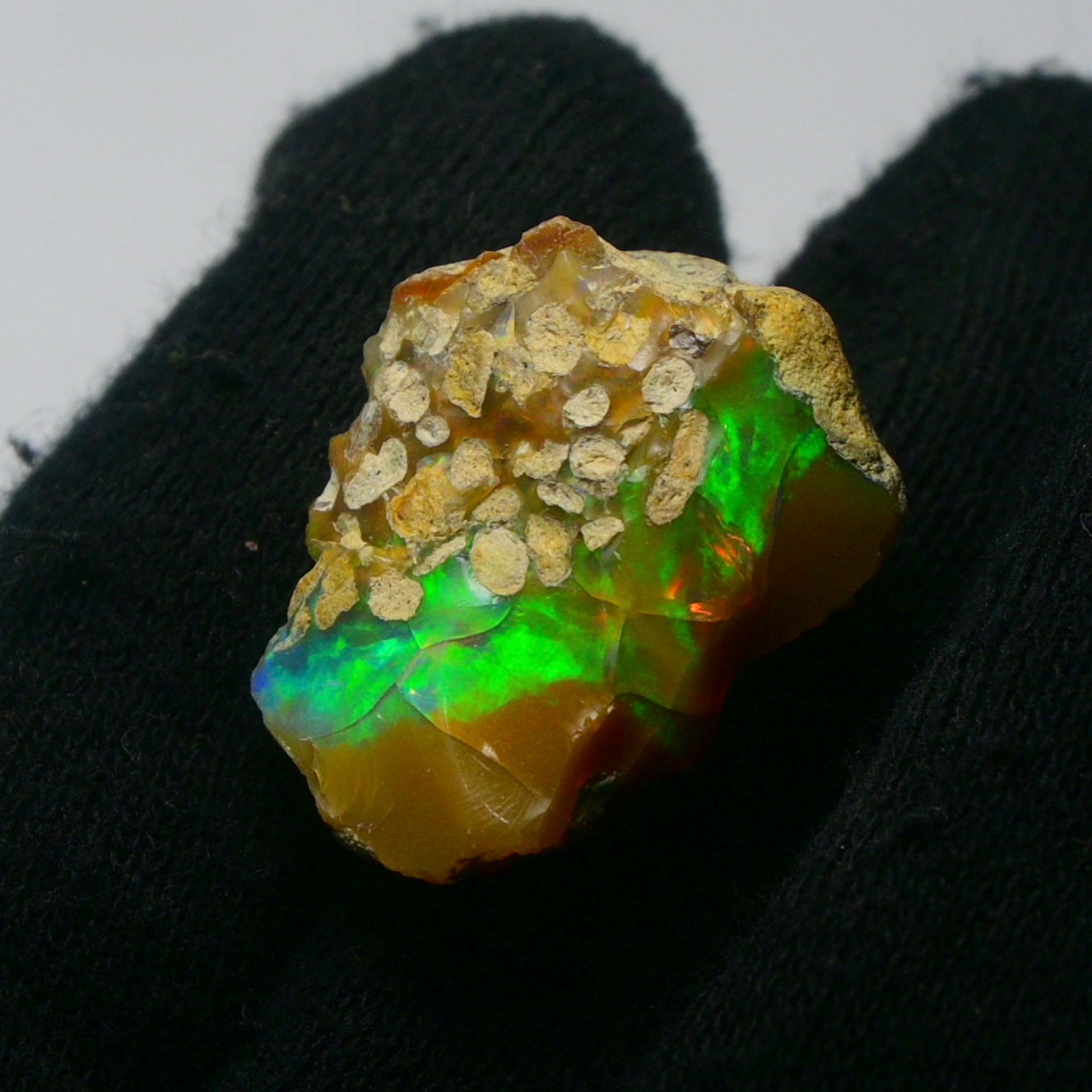 White Opal 22.15 Carats | Natural White Ethiopian Opal Rough - Ready for Cutting & Jewelry!