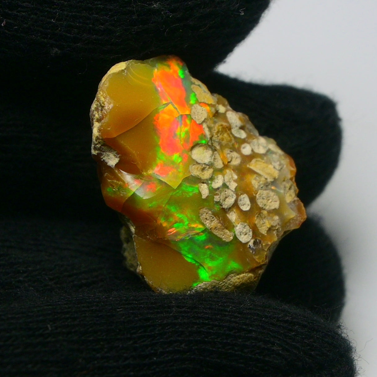 White Opal 22.15 Carats | Natural White Ethiopian Opal Rough - Ready for Cutting & Jewelry!