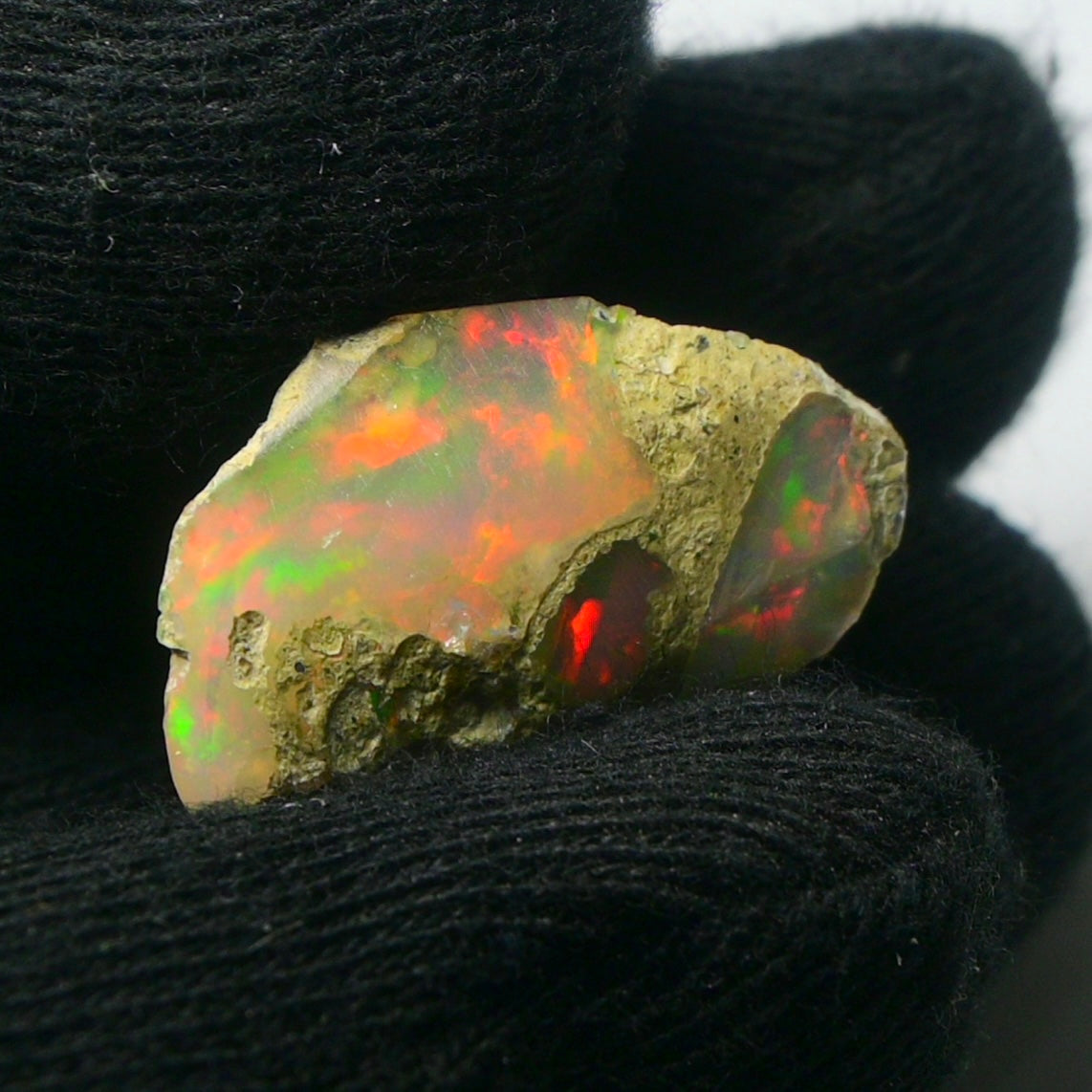 White Opal 18.40 Carats | Natural White Ethiopian Opal Rough - Ready for Cutting & Jewelry!
