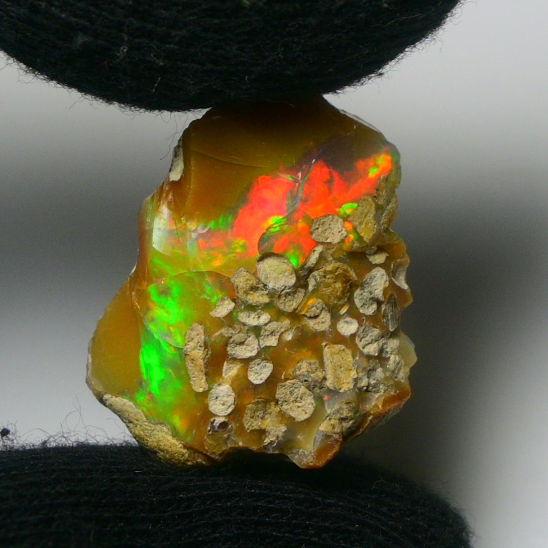 White Opal 22.15 Carats | Natural White Ethiopian Opal Rough - Ready for Cutting & Jewelry!