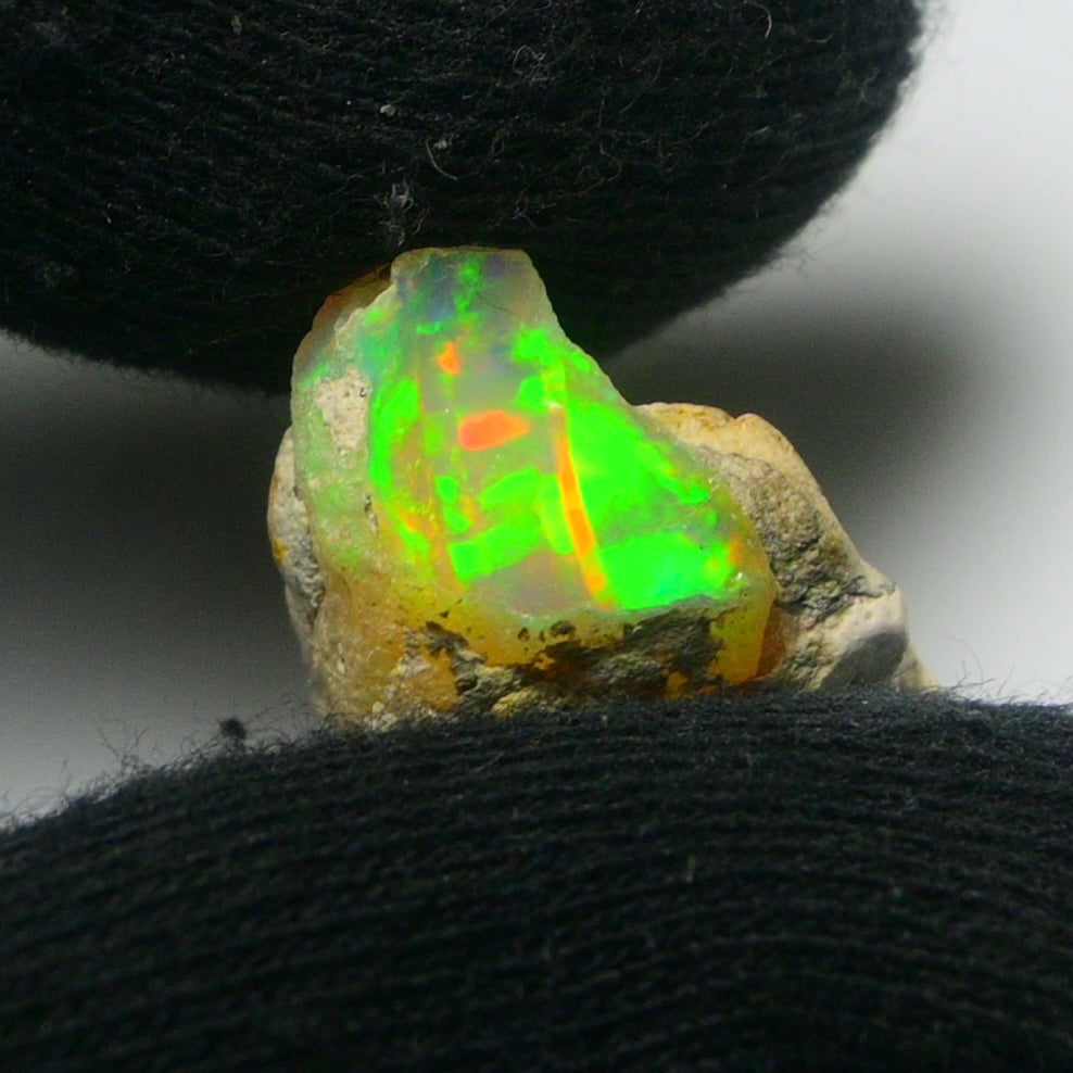 White Opal 15.75 Carats | Natural White Ethiopian Opal Rough - Ready for Cutting & Jewelry!