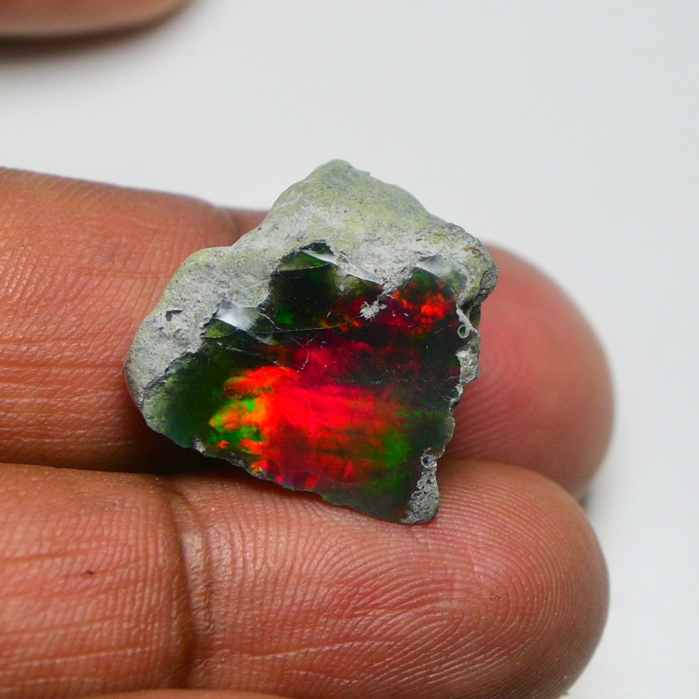 Smooth Black Opal Rough 13.30 Cts Natural Ethiopian Welo Opal Raw, Jewelry Grade