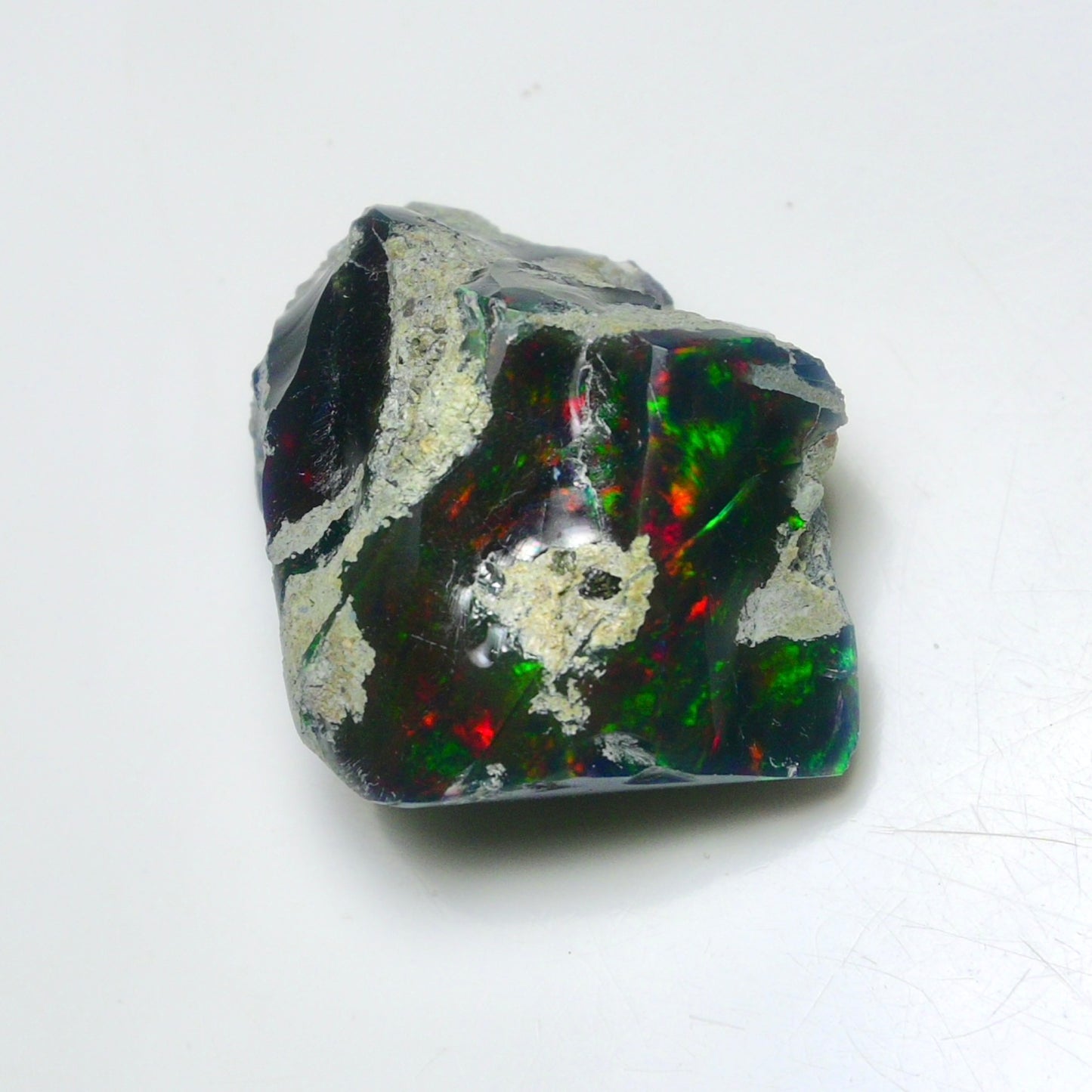 Smooth Black Opal Rough 30.00 Cts Natural Ethiopian Welo Opal Raw, Jewelry Grade